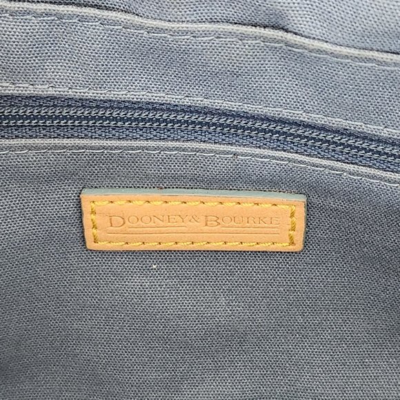 Dooney & Bourke Multi-Colored Leather-Trimmed Monogram Y2K Handle Bag w/Dust Bag - Picture 10 of 16